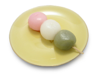 春の生菓子 花見だんご