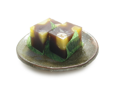 秋の生菓子 栗ようかん